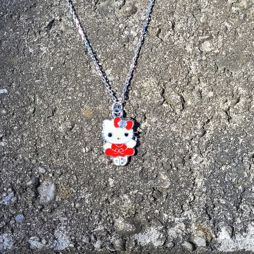 Hello Kitty Silver Necklace - Picture 2 of 3